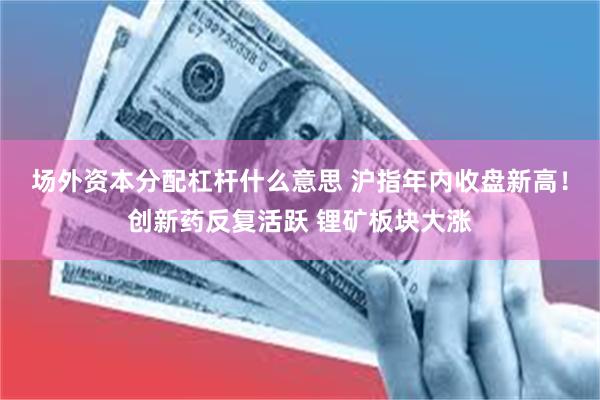 场外资本分配杠杆什么意思 沪指年内收盘新高！创新药反复活跃 锂矿板块大涨