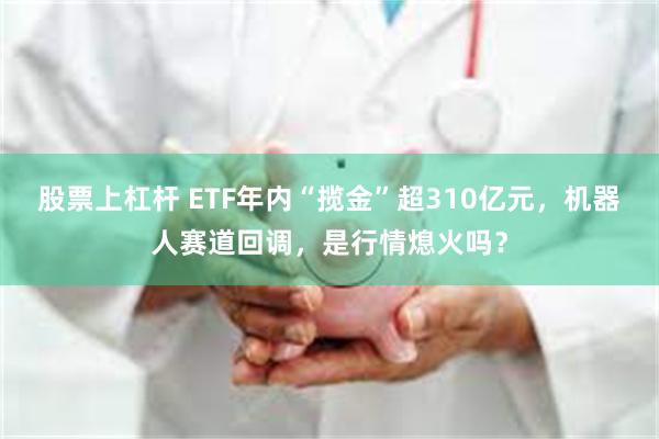 股票上杠杆 ETF年内“揽金”超310亿元，机器人赛道回调，是行情熄火吗？